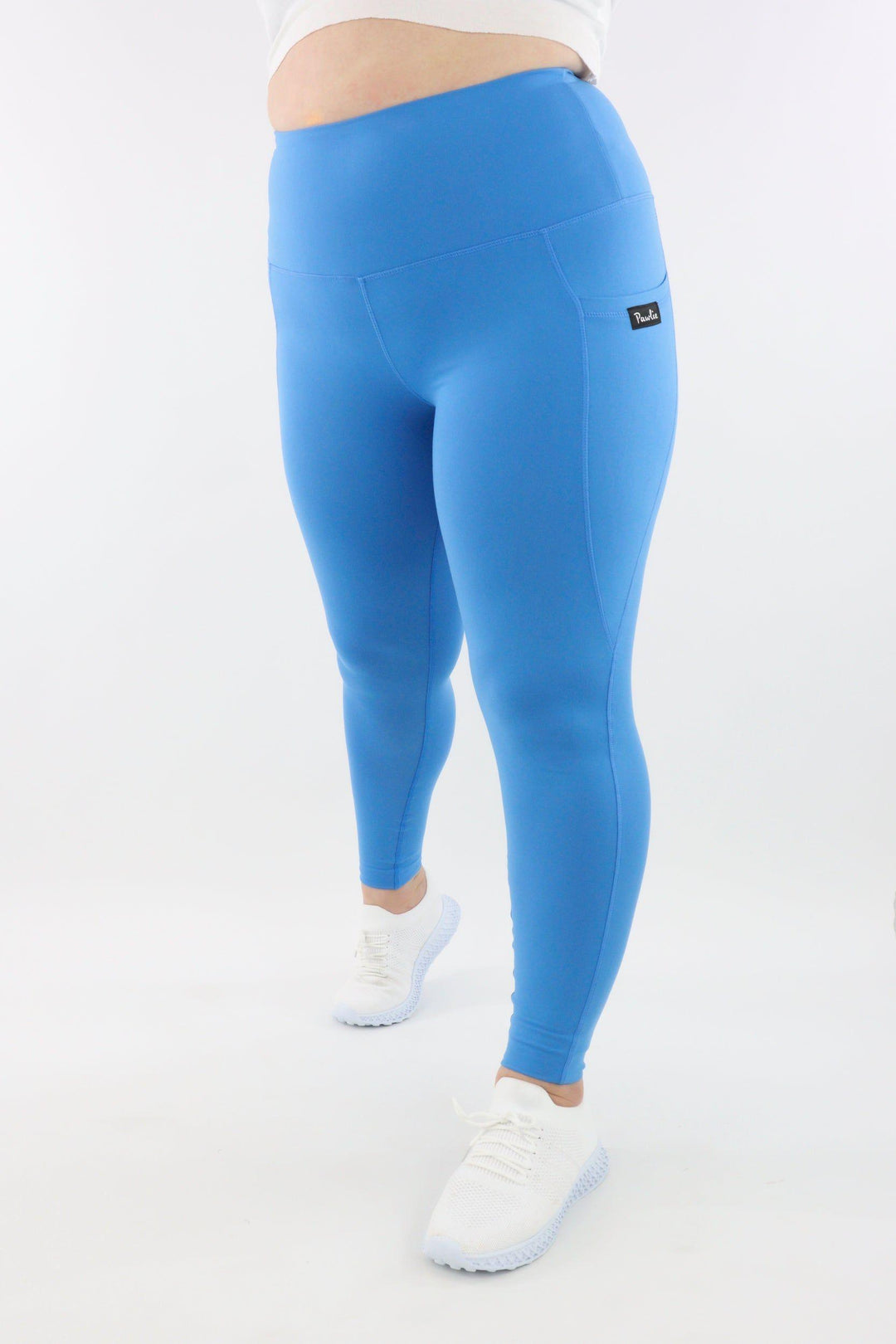 Bright Blue - Hybrid 2.0 - Leg Pockets - Full Leggings Hybrid Full Leggings Pawlie