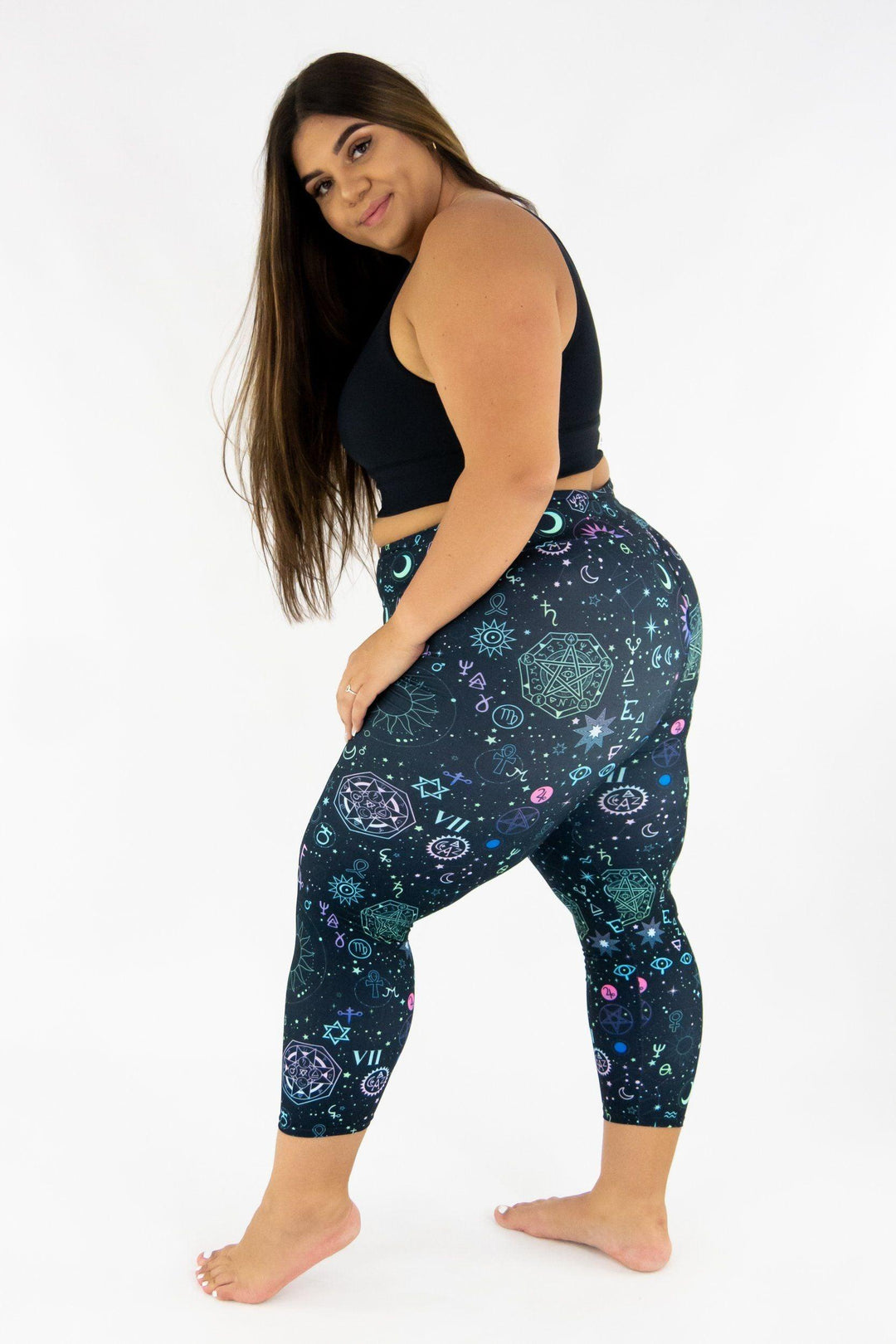 Witch Spells - Casual Capri Leggings Casual Capri Leggings Pawlie