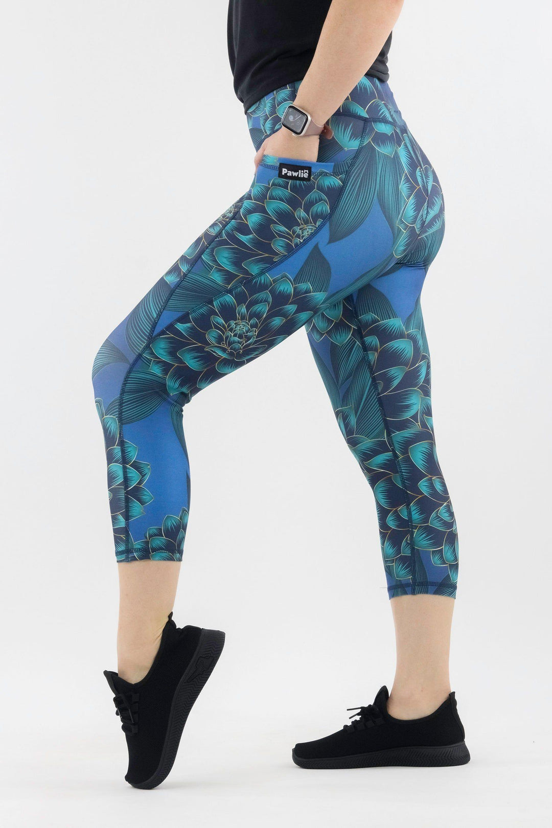 Dashing Delilah - Hybrid 2.0 - Leg Pockets - Capri Leggings Hybrid Capri Leggings Pawlie