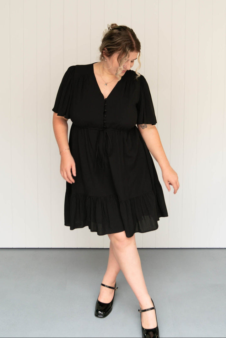 Dahlia Mini Dress - Black