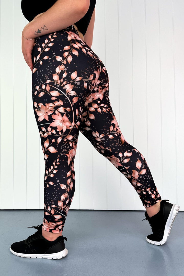 Rose Gold Oasis - Casual - Full Leggings