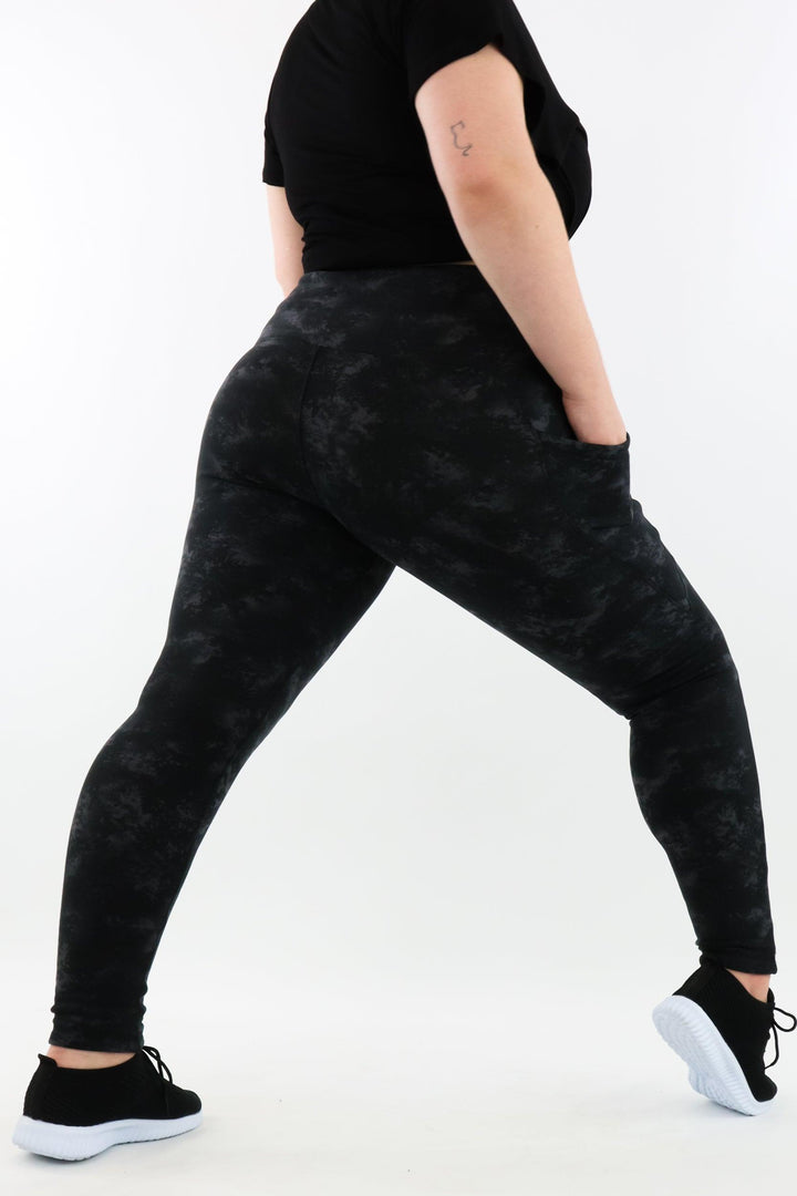 Inky - Fleece - Leg Pockets - Full Leggings