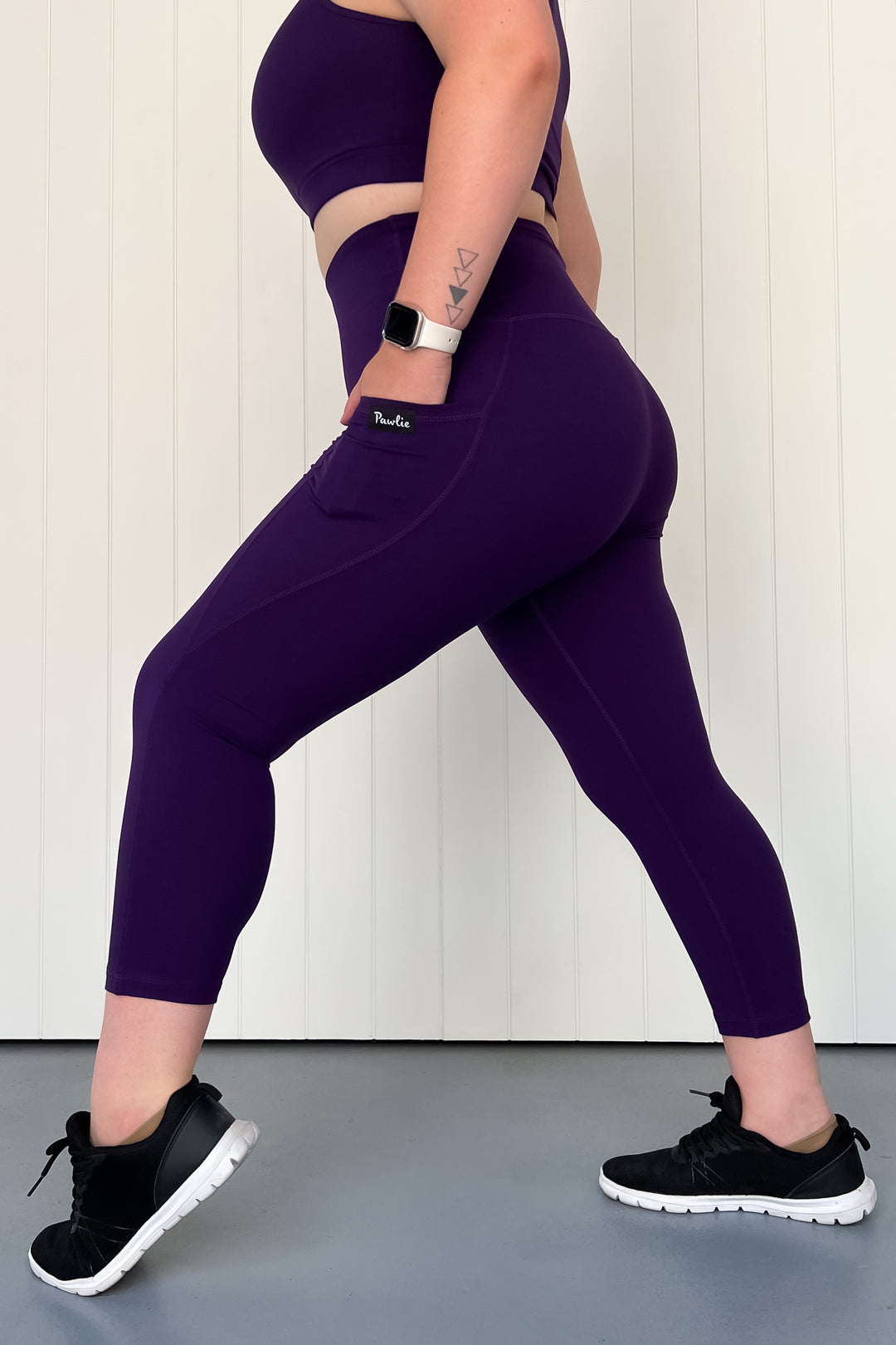 Indigo - Leg Pockets - Capri Leggings - Hybrid 2.0