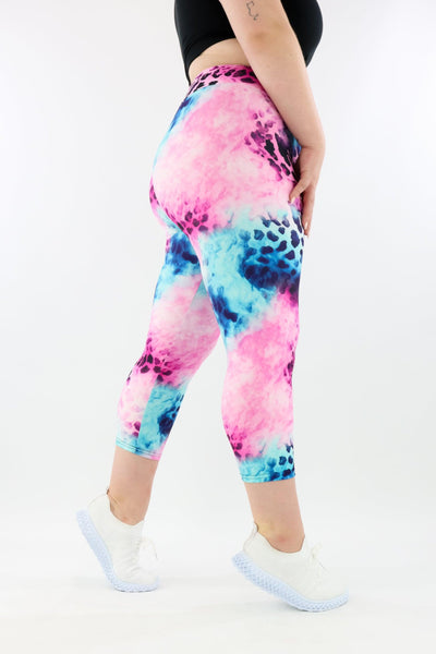 Leopard Ink - Casual - Capri Leggings