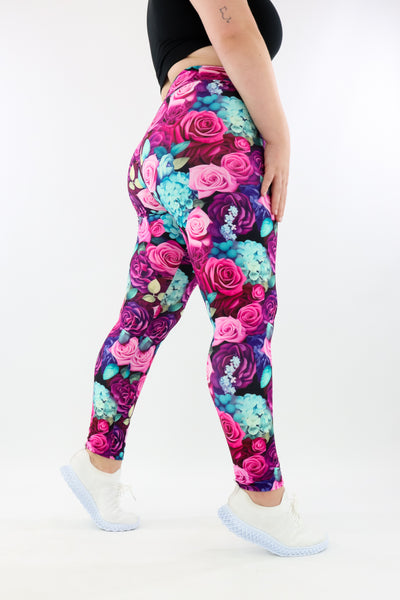 Premium Rose - Casual - Long Full Leggings