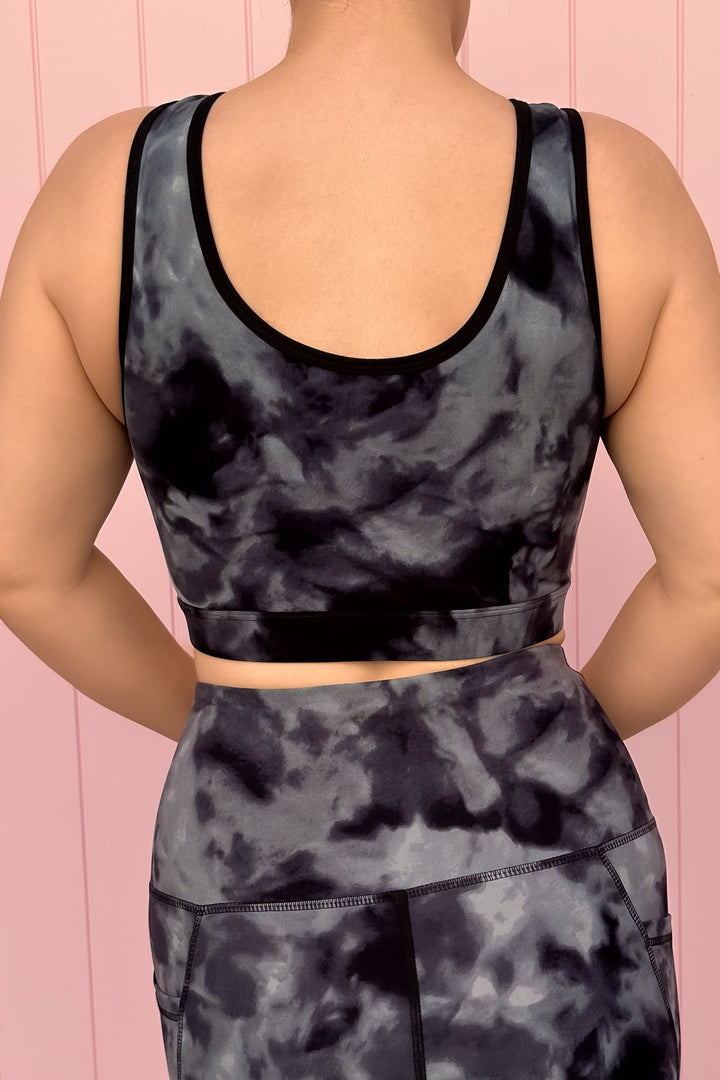 Stormy Tie Dye - Reversible Crop Top - Hybrid 2.0