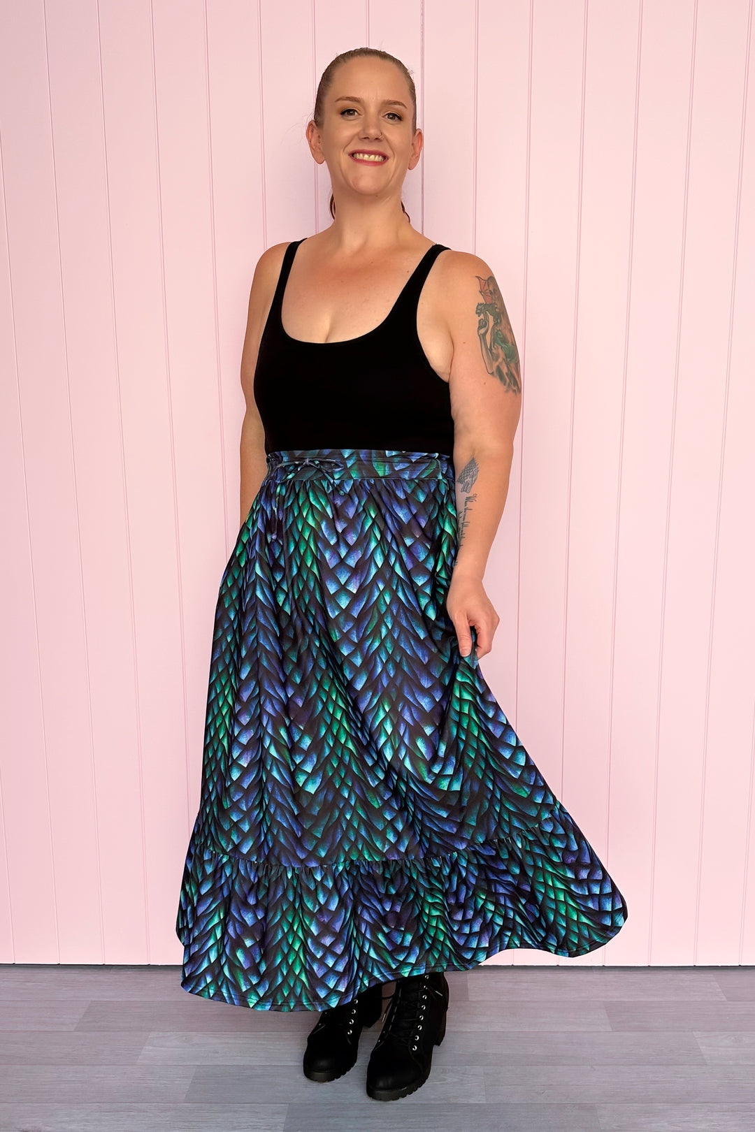 Selene Maxi Skirt - Dragon Keeper - Pockets