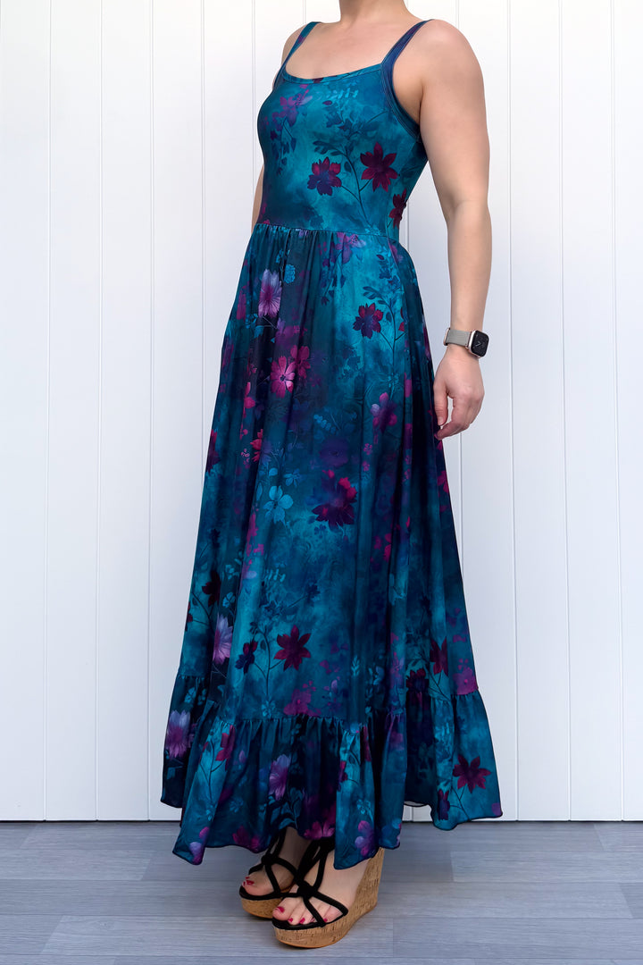 Celeste Maxi Dress - Ethereal Bloom - Pockets