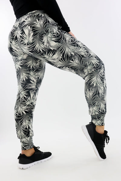 Achromatic Leaves - Soft Joggers 2.0 - Pockets Hybrid Joggers Pawlie   