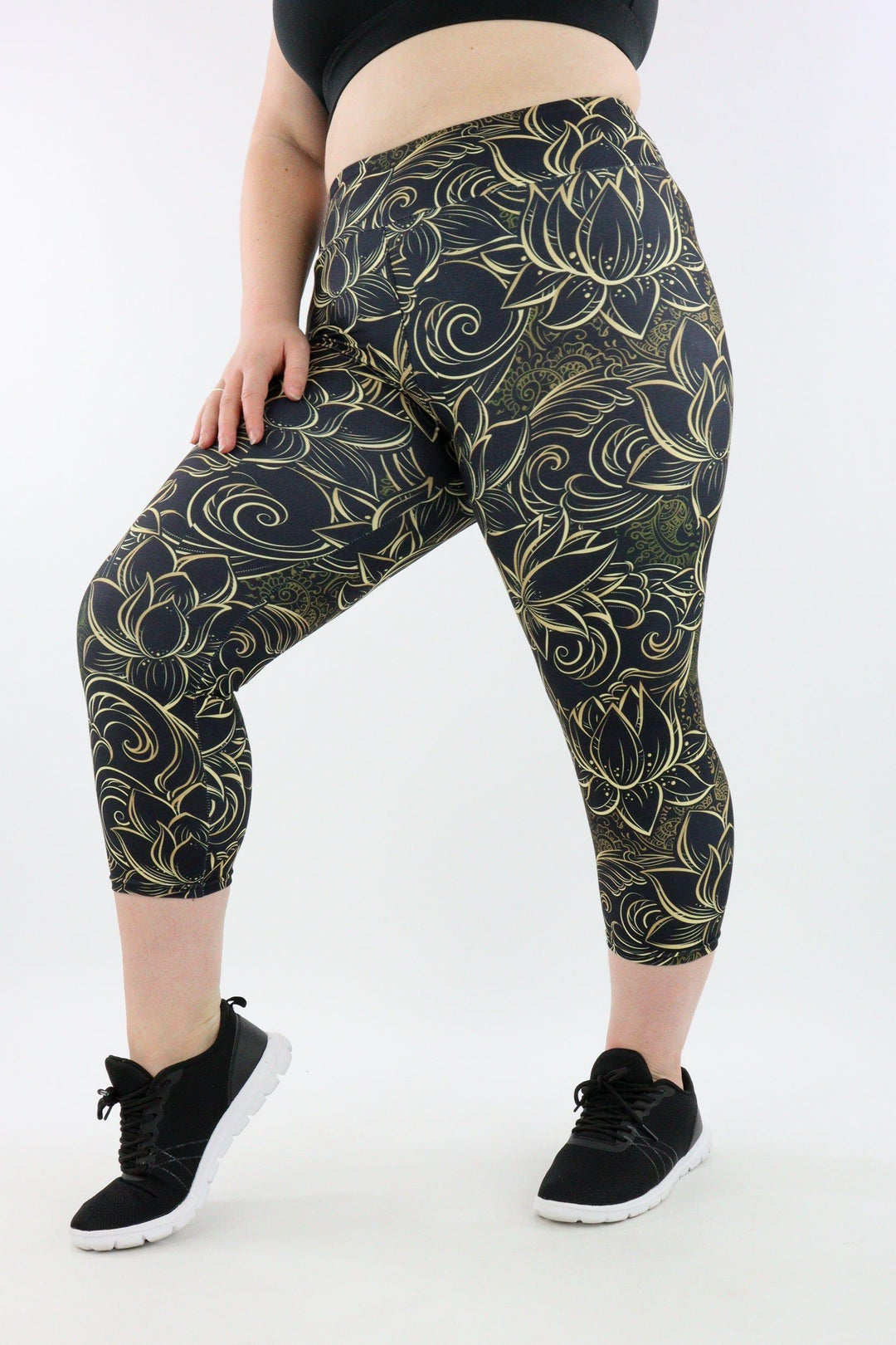 Luxury Lotus - Casual - Capri Leggings Casual Capri Leggings Pawlie   