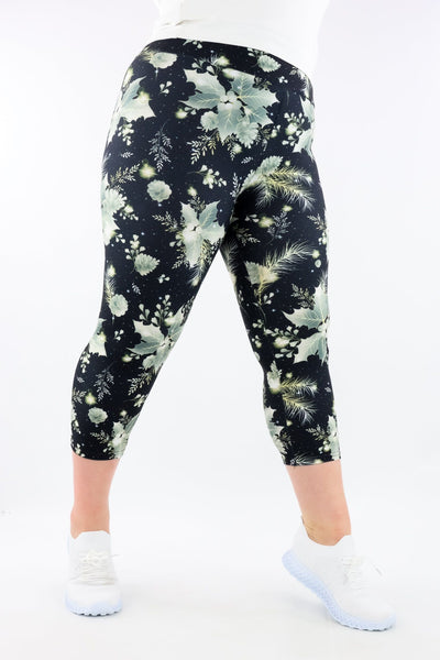 Christmas Twinkle - Casual - Capri Leggings Casual Capri Leggings Pawlie   