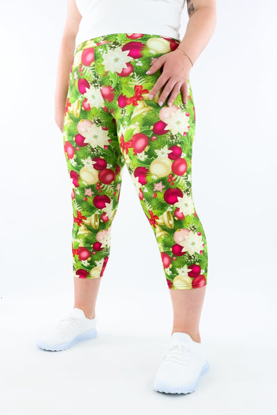 Christmas Tree - Casual - Capri Leggings Casual Capri Leggings Pawlie   