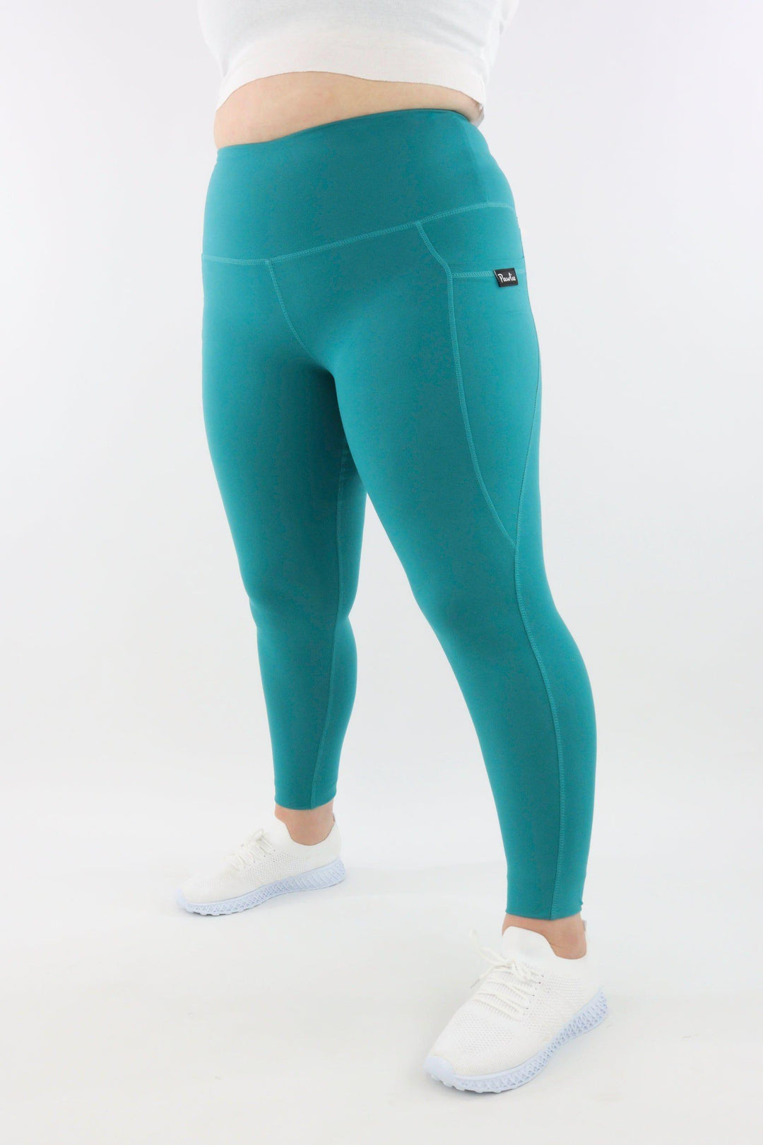 Turquoise - Hybrid 2.0 - Leg Pockets - Full Leggings Hybrid Full Leggings Pawlie   