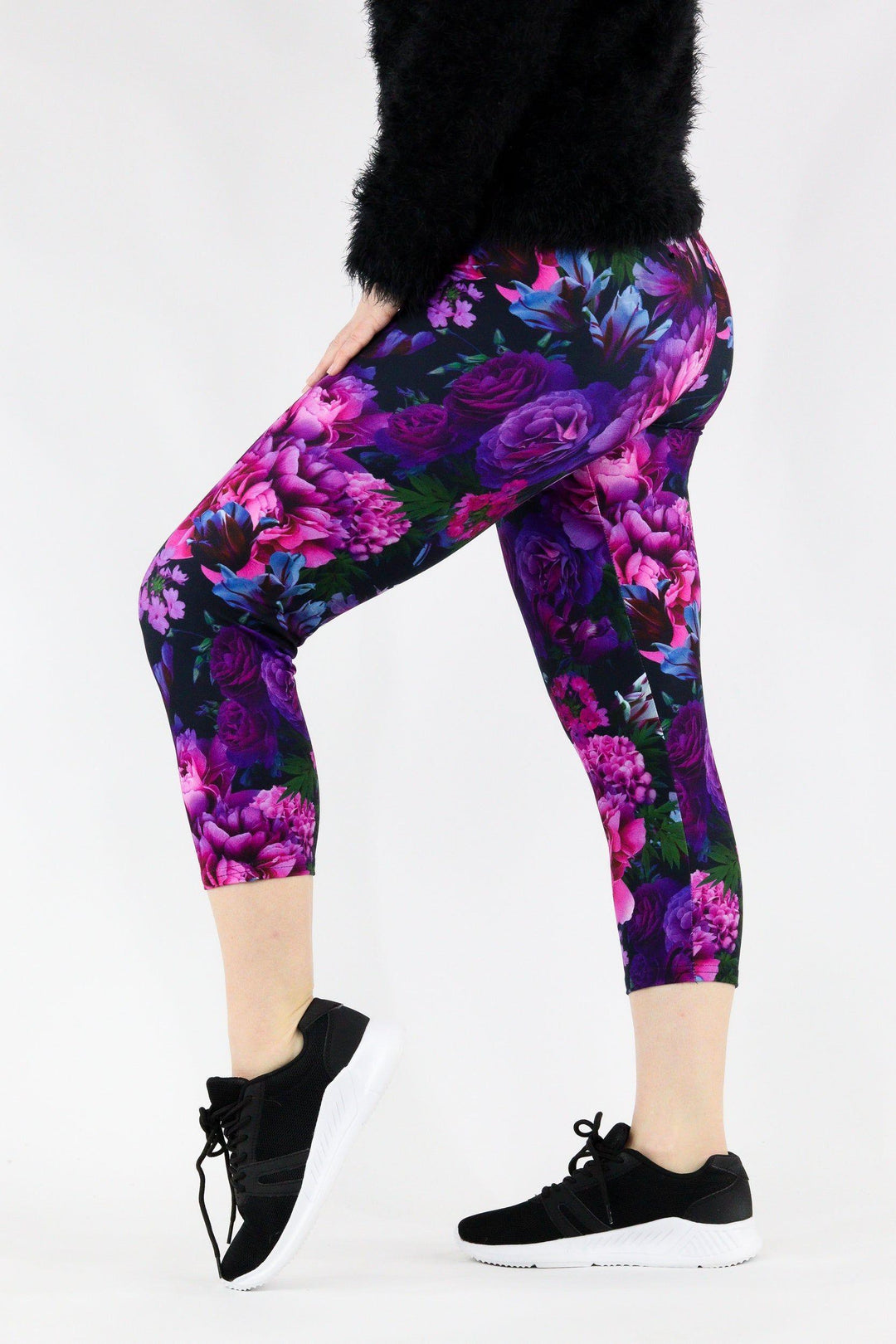 Serenity Flora - Casual - Capri Leggings Casual Capri Leggings Pawlie   