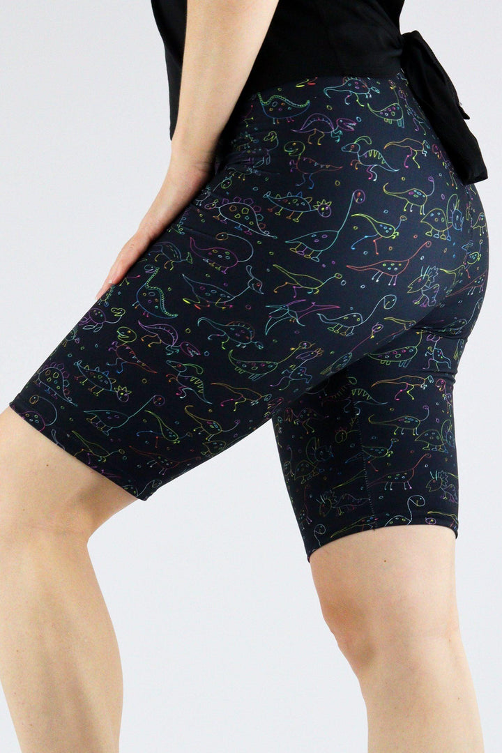 Goofy Dinosaurs - Casual Long Shorts Casual Shorts Pawlie   