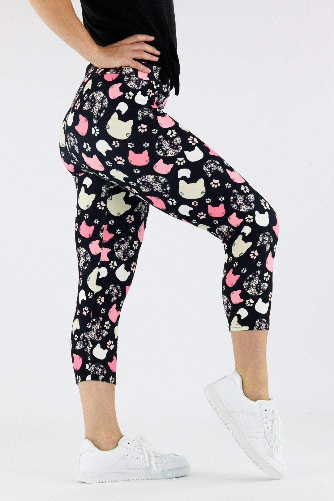 Cat Lady - Casual Capri Leggings Casual Capri Leggings Pawlie   