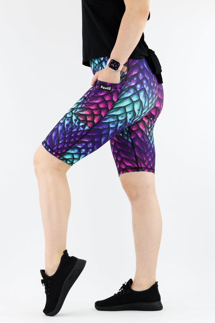 Radiant Dragon - Hybrid 1.0 - Leg Pockets - Long Shorts Hybrid Shorts Pawlie   