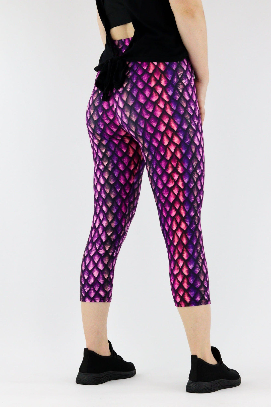 Pink Dragon - Casual - Capri Leggings Casual Capri Leggings Pawlie   