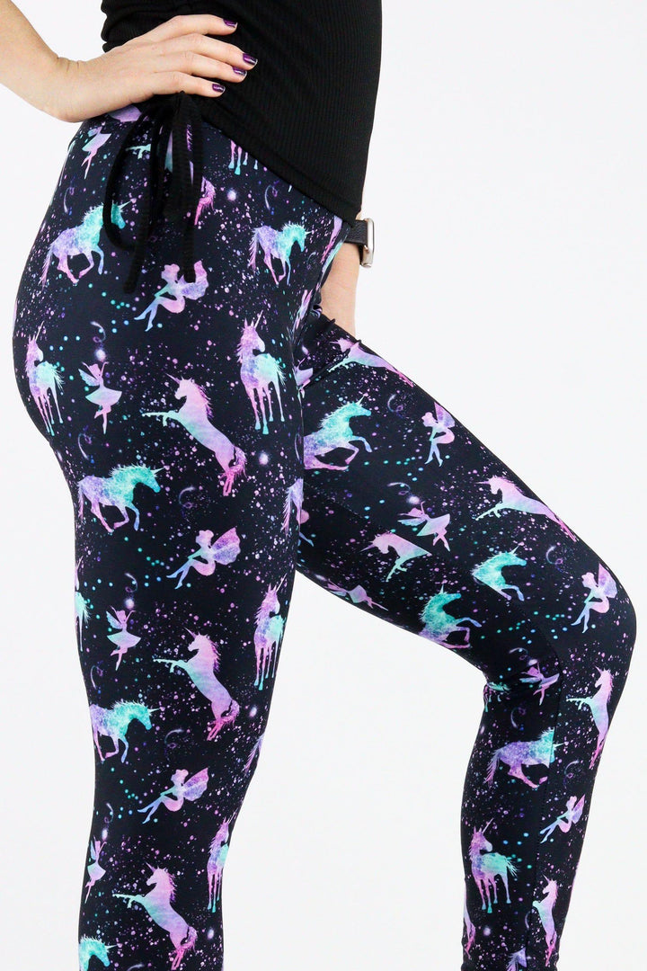 Unicorns & Fairies - Casual Full Leggings Casual Full Leggings Pawlie   