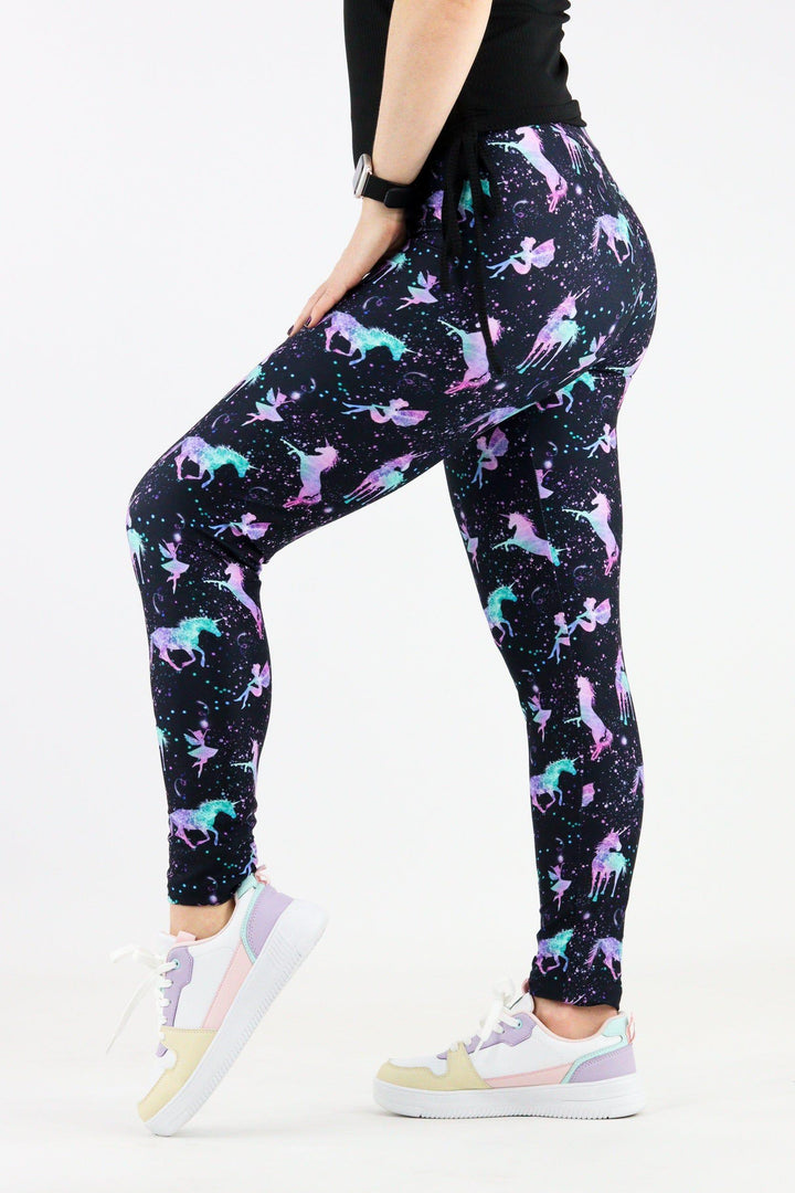 Unicorns & Fairies - Casual Full Leggings Casual Full Leggings Pawlie   