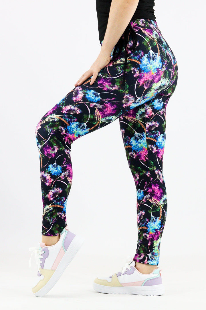 Dazzle Dandelion - Casual Full Leggings Casual Full Leggings Pawlie   