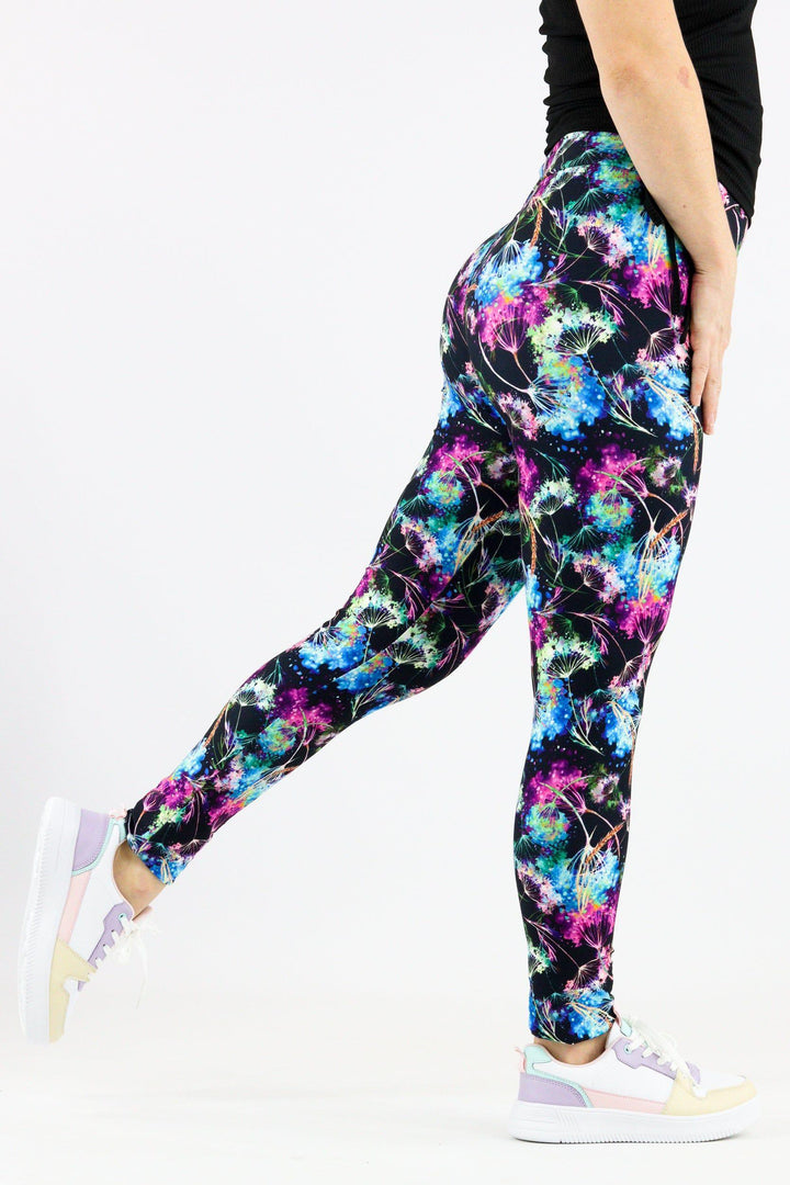 Dazzle Dandelion - Casual Full Leggings Casual Full Leggings Pawlie   