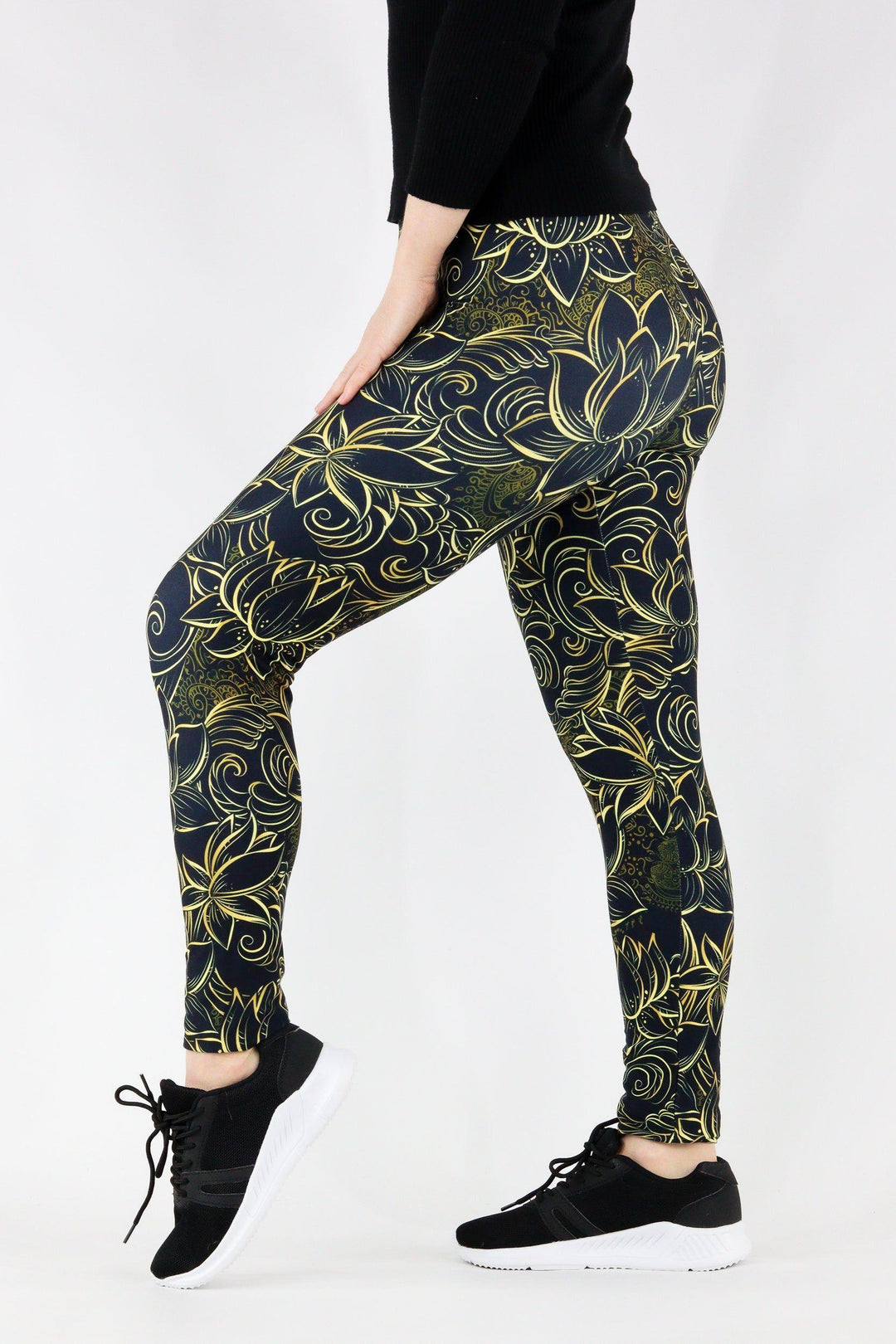 Luxury Lotus - Casual Full Leggings Casual Full Leggings Pawlie   