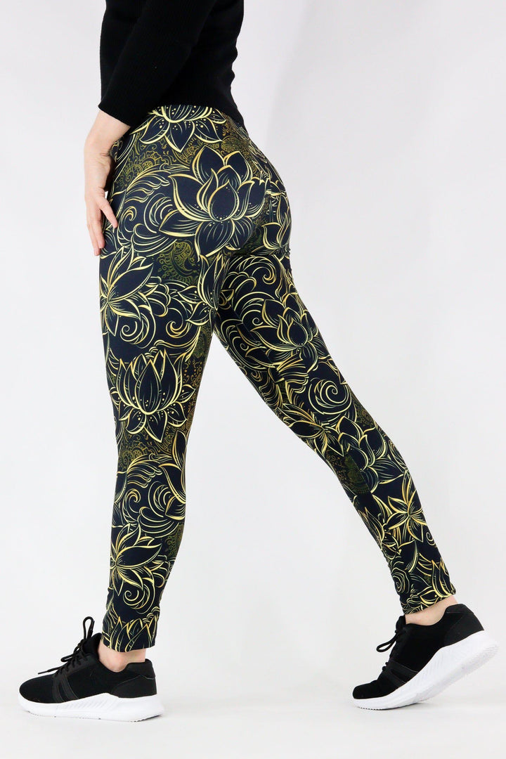 Luxury Lotus - Casual Full Leggings Casual Full Leggings Pawlie   