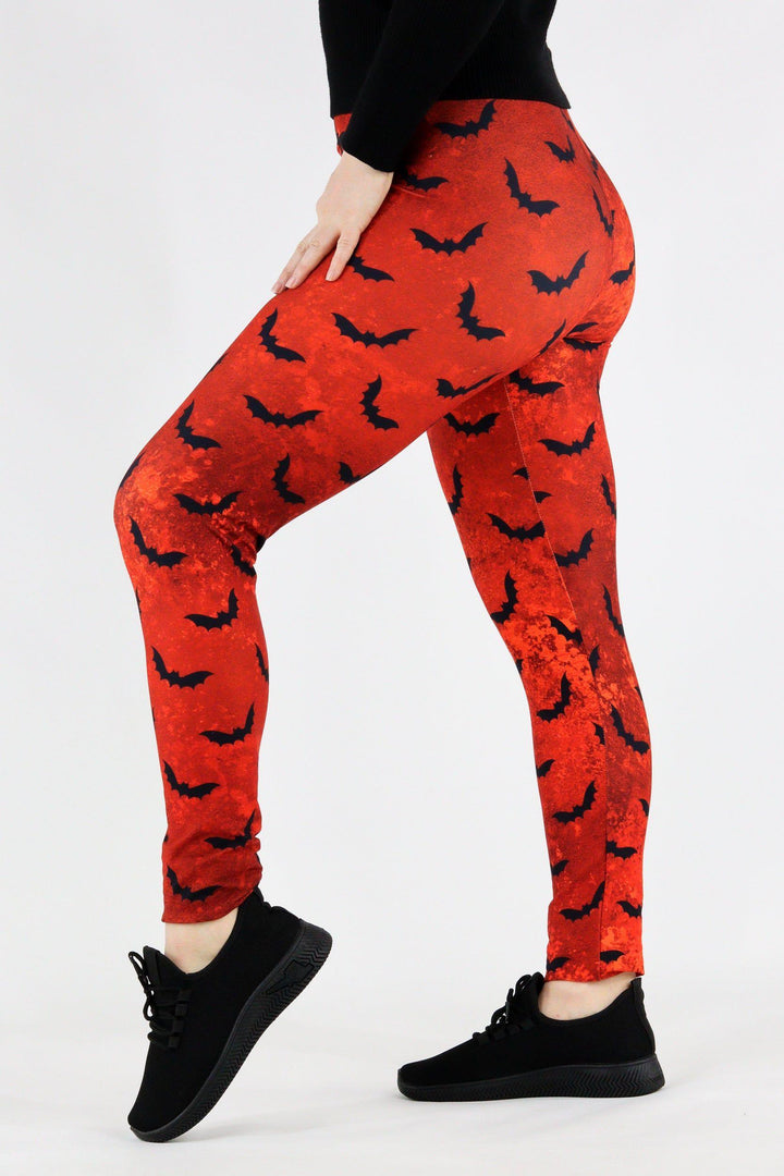 Vampire Bat - Casual Full Leggings Casual Full Leggings Pawlie   