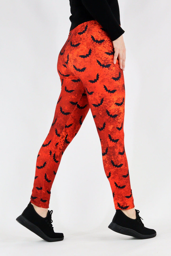 Vampire Bat - Casual Full Leggings Casual Full Leggings Pawlie   