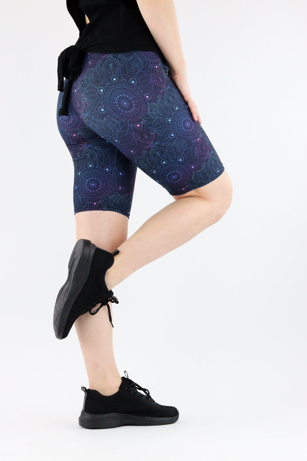 Holographic Mandala - Casual Long Shorts Casual Shorts Pawlie   