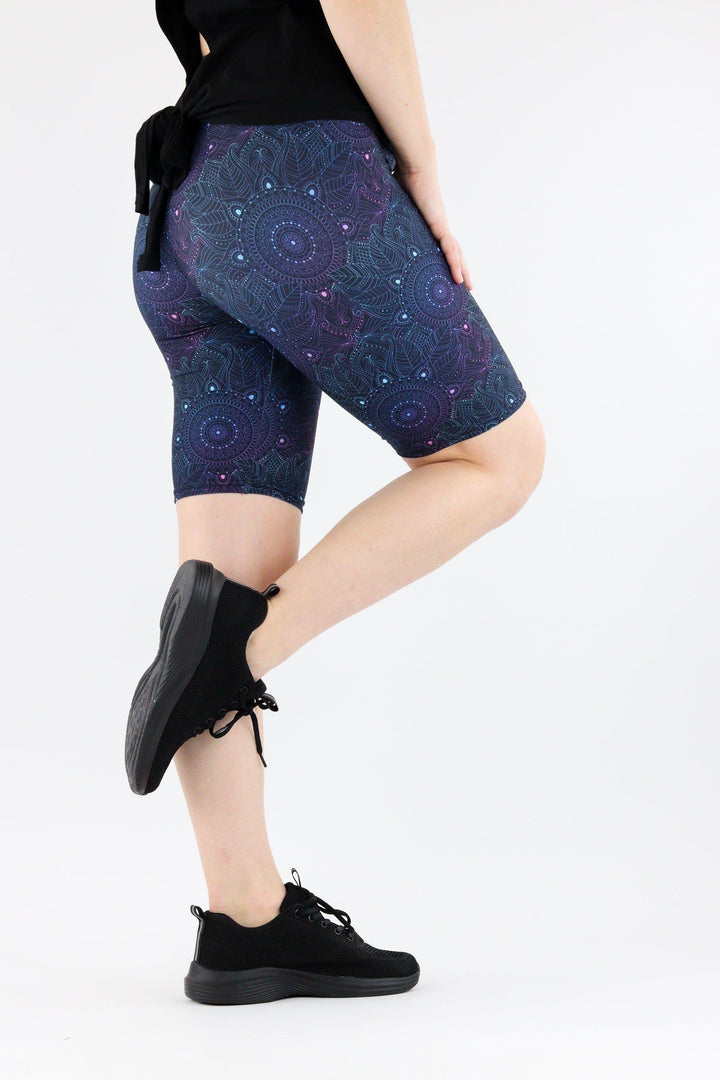Holographic Mandala - Casual Long Shorts Casual Shorts Pawlie   